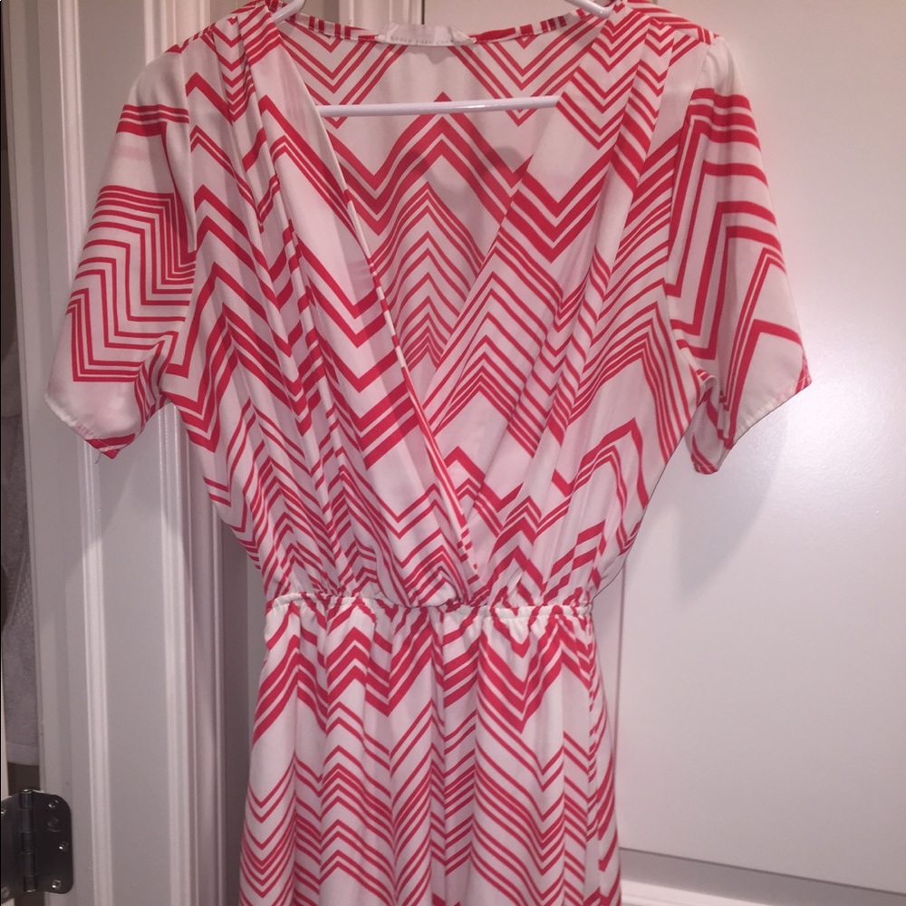 Peach love cream dress size medium